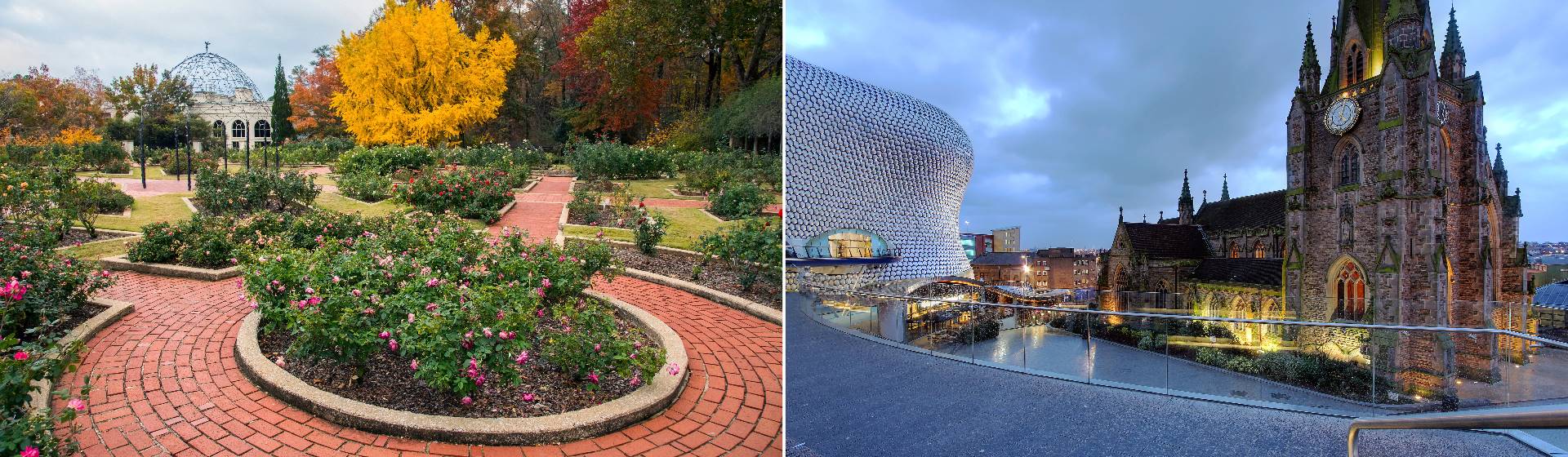 Birmingham Shopping or Botanical Gardens